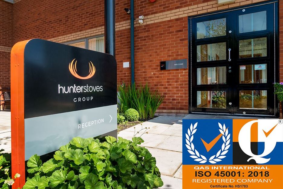 Hunter Stoves Group Receives the ISO 45001 Certificate