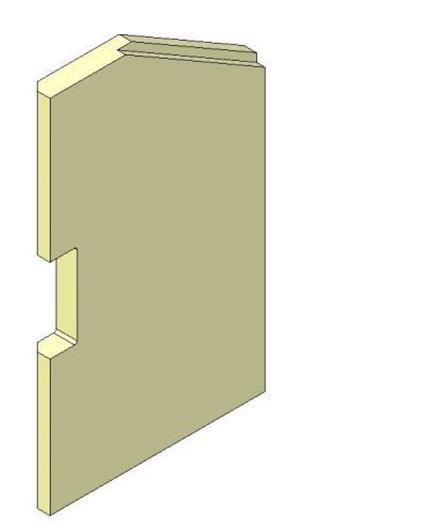 Picture of Side Brick - Aspect 8 Eco, Left hand