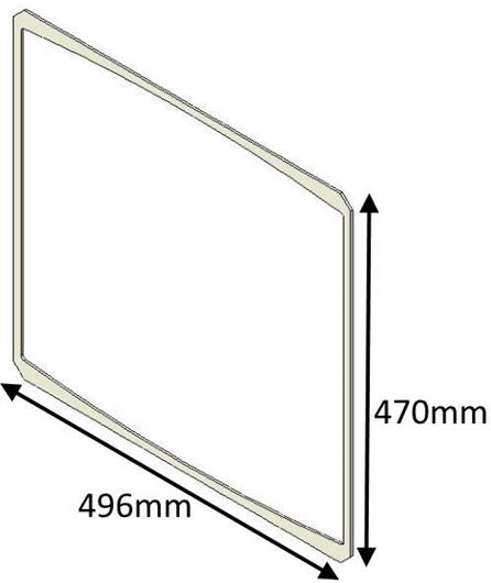 Picture of Glass Gasket - Aspect 8, 8 Slimline, 9, 14 and 80b