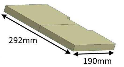 Picture of Baffle Brick - Lower, 50i (Current model)